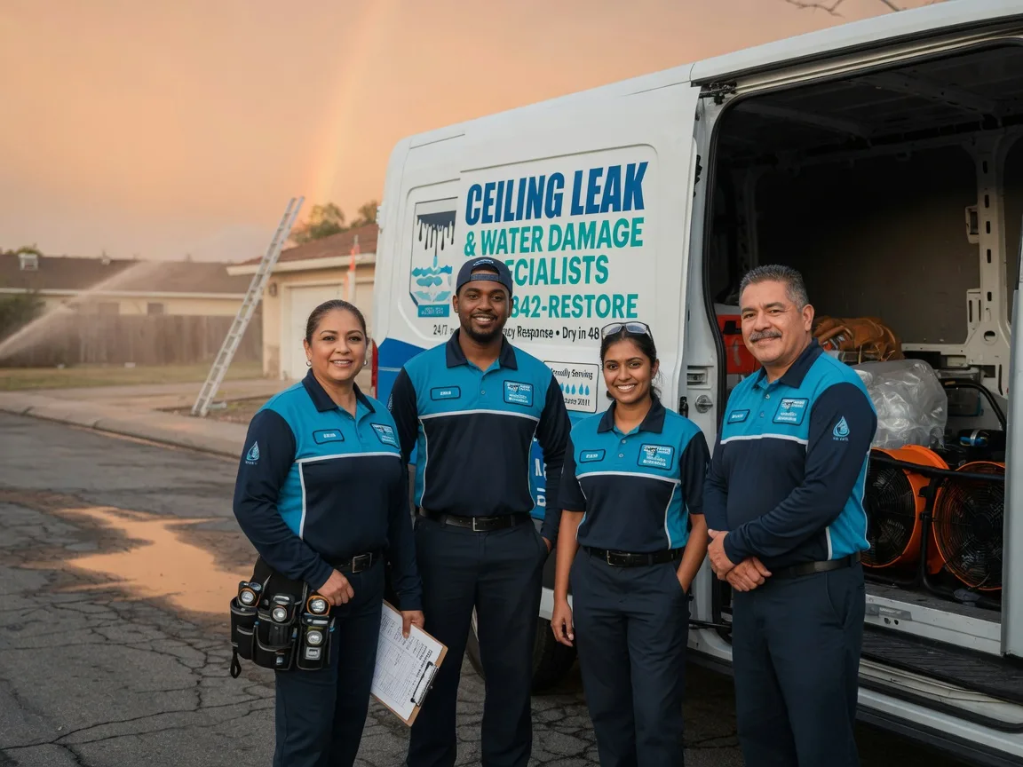 Ceiling Leak Cleanup company in Lenzburg, IL
